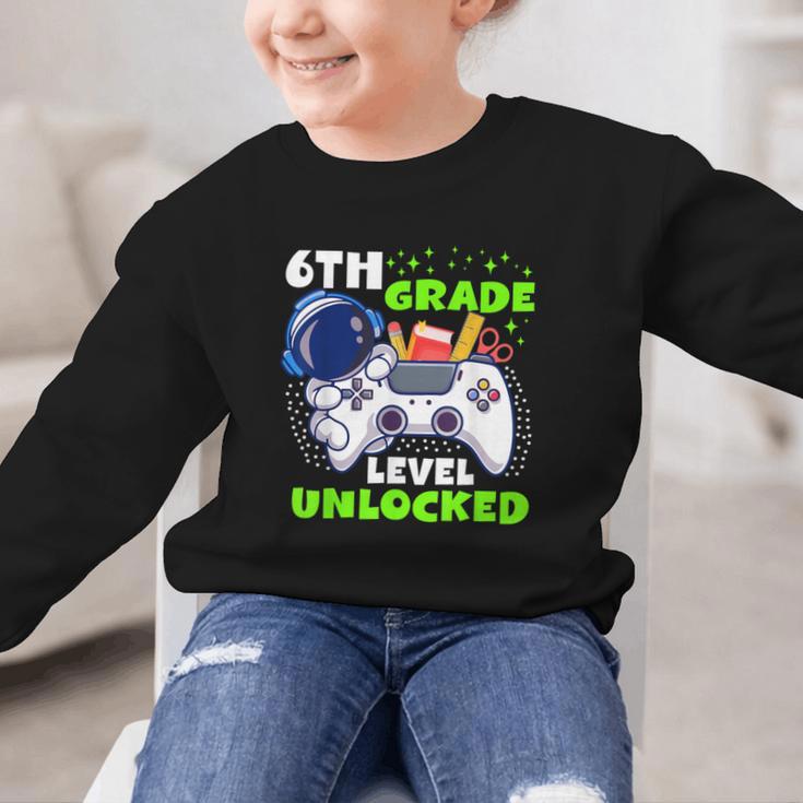 Back To School 6th Grade Level Unlocked Gamer Boys Kids Graphic Kid Sweatshirt Back To School 6th Grade Level Unlocked Gamer Boys Kids Graphic Kid Sweatshirt