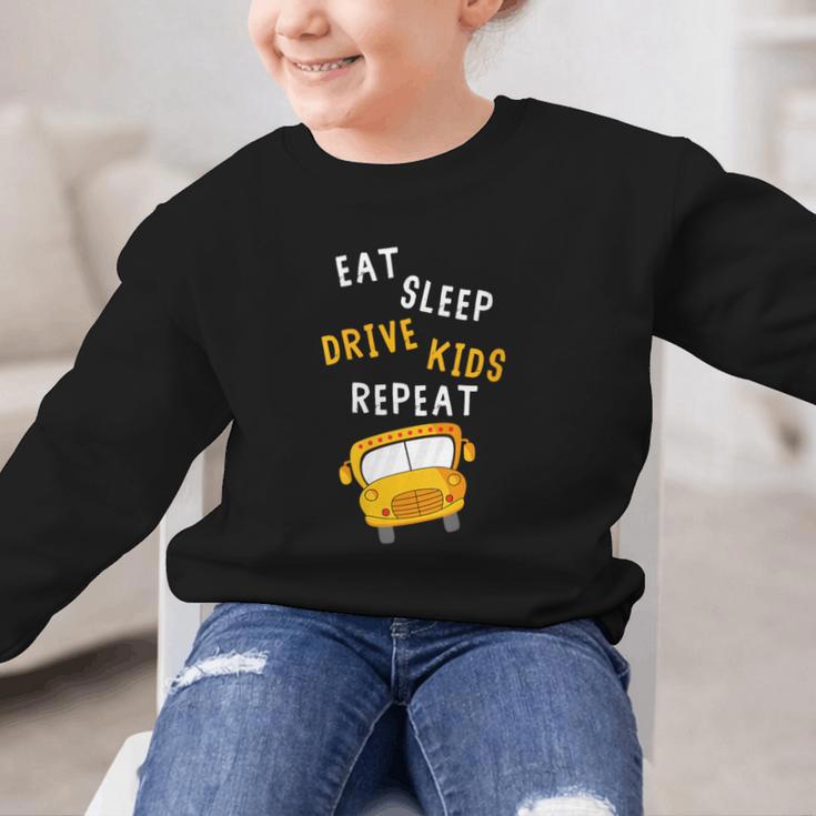 Back To School Bus Driver Appreciation Thank You Quote Graphic Kid Sweatshirt