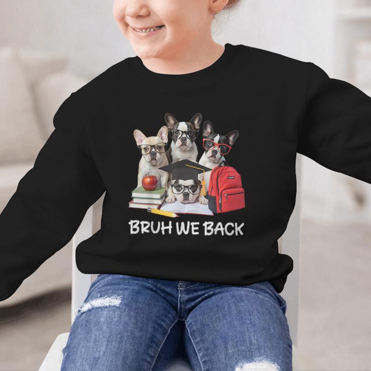 Back To School Cute French Bulldog Puppy Dogs Lovers Graphic Kid Sweatshirt Back To School Cute French Bulldog Puppy Dogs Lovers Graphic Kid Sweatshirt