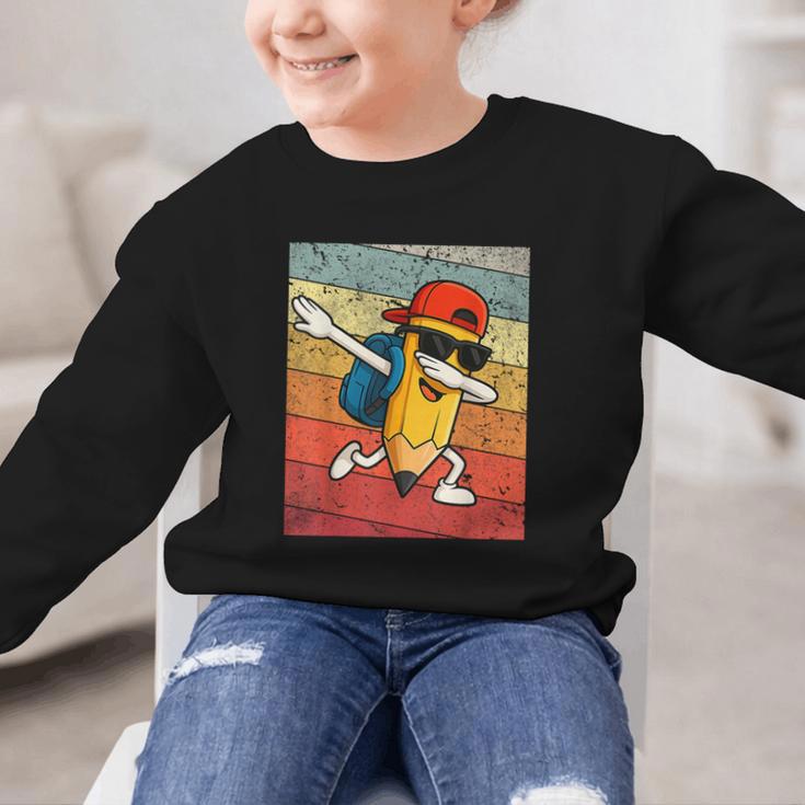 Back To School Dabbing Pencil First Day Boys Kids Graphic Kid Sweatshirt Back To School Dabbing Pencil First Day Boys Kids Graphic Kid Sweatshirt
