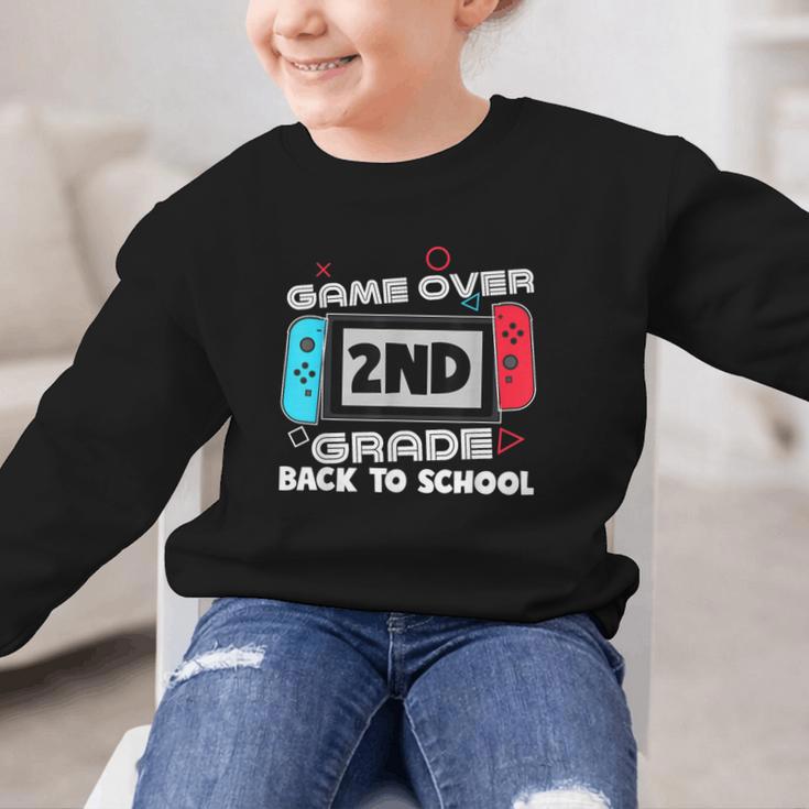 Back To School Game Over 2nd Grade Gamer Kids Boys Graphic Kid Sweatshirt Back To School Game Over 2nd Grade Gamer Kids Boys Graphic Kid Sweatshirt
