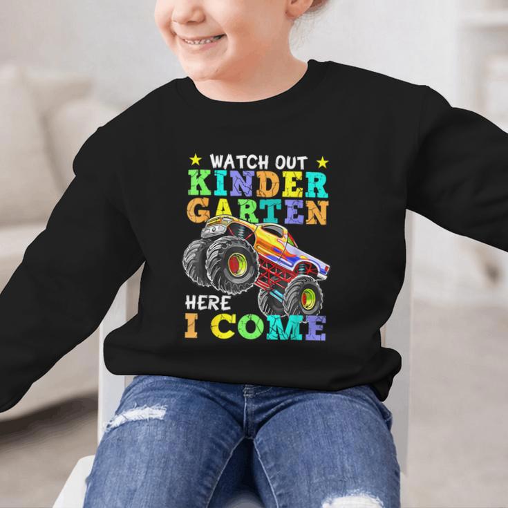 Back To School Kindergarten Here I Come For Boy Kid Truck Graphic Kid Sweatshirt Back To School Kindergarten Here I Come For Boy Kid Truck Graphic Kid Sweatshirt