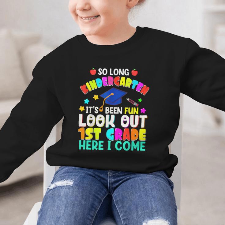 Back To School Look Out 1st Grade Here I Come For Kids Graphic Kid Sweatshirt Back To School Look Out 1st Grade Here I Come For Kids Graphic Kid Sweatshirt