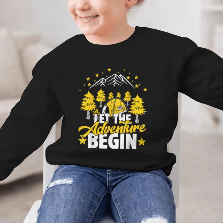 Back To School Mode Let The Adventure Begin Graphic Kid Sweatshirt