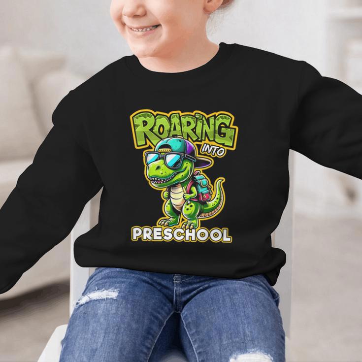Back To School Preschool Dinosaur First Day Of School Boy Graphic Kid Sweatshirt