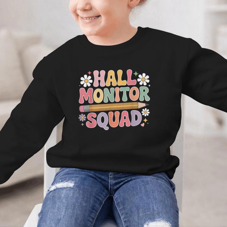 Campus School Hall Monitor Squad Patrol Back To School Graphic Kid Sweatshirt Campus School Hall Monitor Squad Patrol Back To School Graphic Kid Sweatshirt