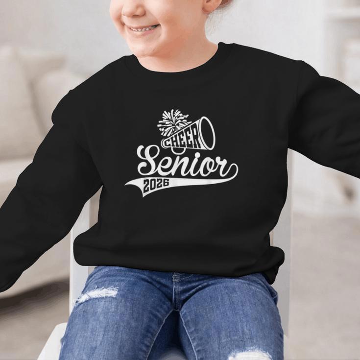 Class Of 2026 Senior Year Cheer Back To School Cheerleader Graphic Kid Sweatshirt