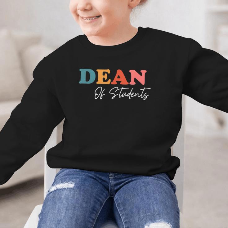 Dean Of Students Boho Cute Back To School Dean Graphic Kid Sweatshirt Dean Of Students Boho Cute Back To School Dean Graphic Kid Sweatshirt