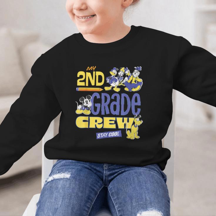 Disney My 2nd Grade Crew Stay Cool Back To School Friends Graphic Kid Sweatshirt Disney My 2nd Grade Crew Stay Cool Back To School Friends Graphic Kid Sweatshirt