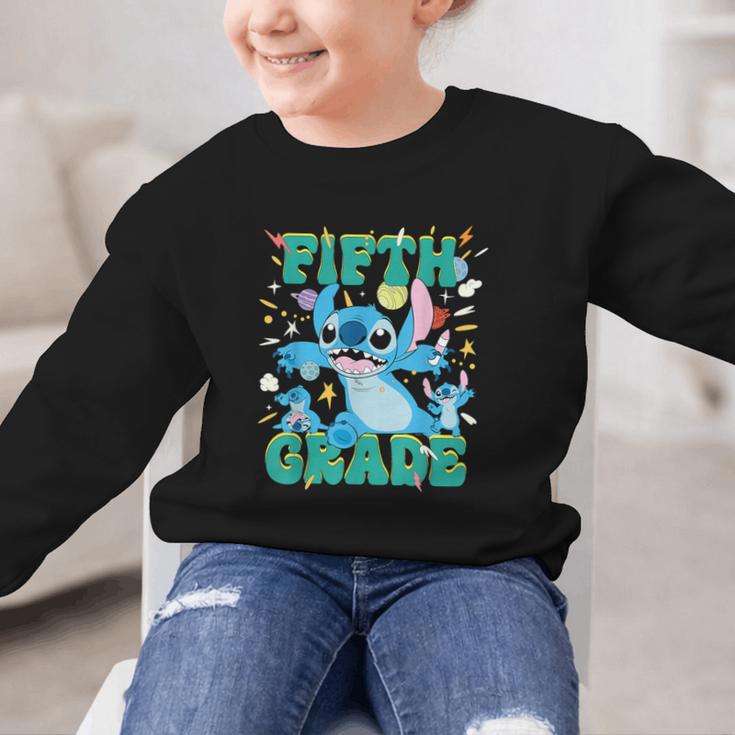 Disney Stitch Fifth Grade Back To School 1st Day Of School Graphic Kid Sweatshirt Disney Stitch Fifth Grade Back To School 1st Day Of School Graphic Kid Sweatshirt
