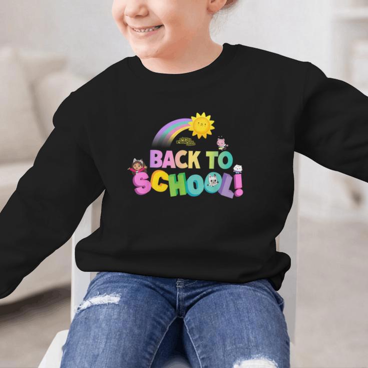 DreamWorks Gabby's Dollhouse Back To School Sunshine Graphic Kid Sweatshirt DreamWorks Gabby's Dollhouse Back To School Sunshine Graphic Kid Sweatshirt