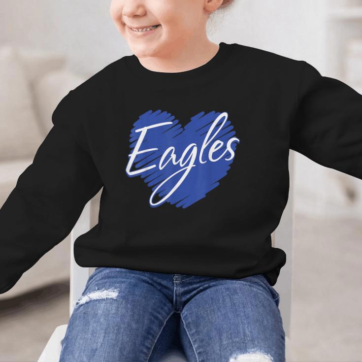 Eagles Heart Back To School Spirit B Graphic Kid Sweatshirt Eagles Heart Back To School Spirit B Graphic Kid Sweatshirt