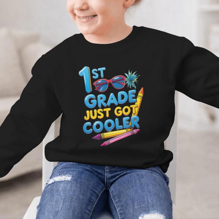 First Day Of First Grade Shirt Boys Girls Back To School Graphic Kid Sweatshirt First Day Of First Grade Shirt Boys Girls Back To School Graphic Kid Sweatshirt