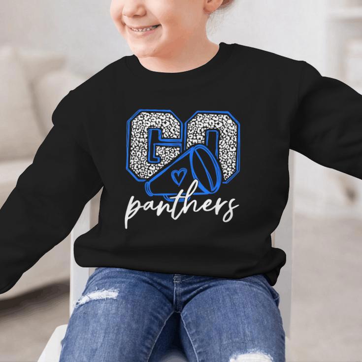 Go Cheer Panthers School Sports Name Spirit Back To School Graphic Kid Sweatshirt Go Cheer Panthers School Sports Name Spirit Back To School Graphic Kid Sweatshirt