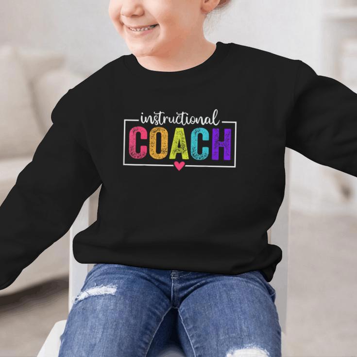 Instructional Coach Appreciation Back To School Graphic Kid Sweatshirt