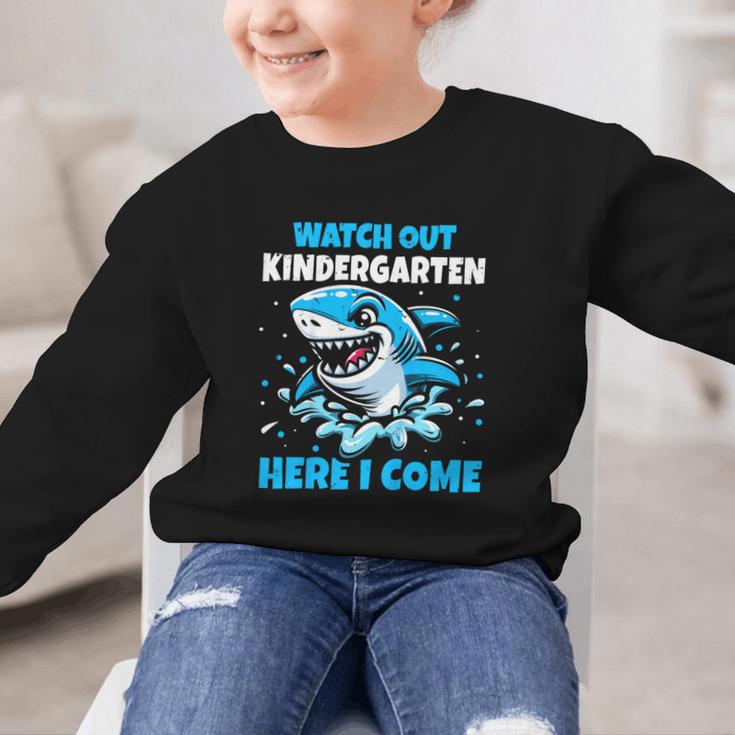 Kids Back To School Watch Out Kindergarten Here I Come Shark Boys Graphic Kid Sweatshirt Kids Back To School Watch Out Kindergarten Here I Come Shark Boys Graphic Kid Sweatshirt