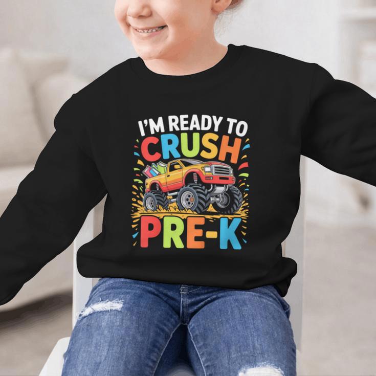 Kids I'm Ready To Crush Pre-K Shirt Back To School PreK Boy Graphic Kid Sweatshirt Kids I'm Ready To Crush Pre-K Shirt Back To School PreK Boy Graphic Kid Sweatshirt