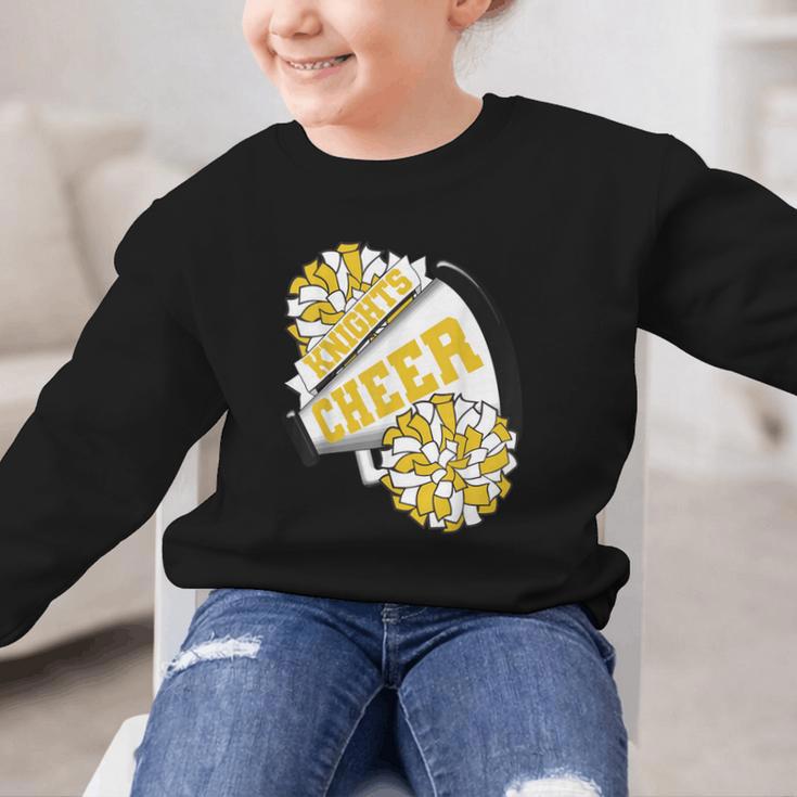 Knights Cheer Back To School Cheerleading Spirit GY Graphic Kid Sweatshirt Knights Cheer Back To School Cheerleading Spirit GY Graphic Kid Sweatshirt