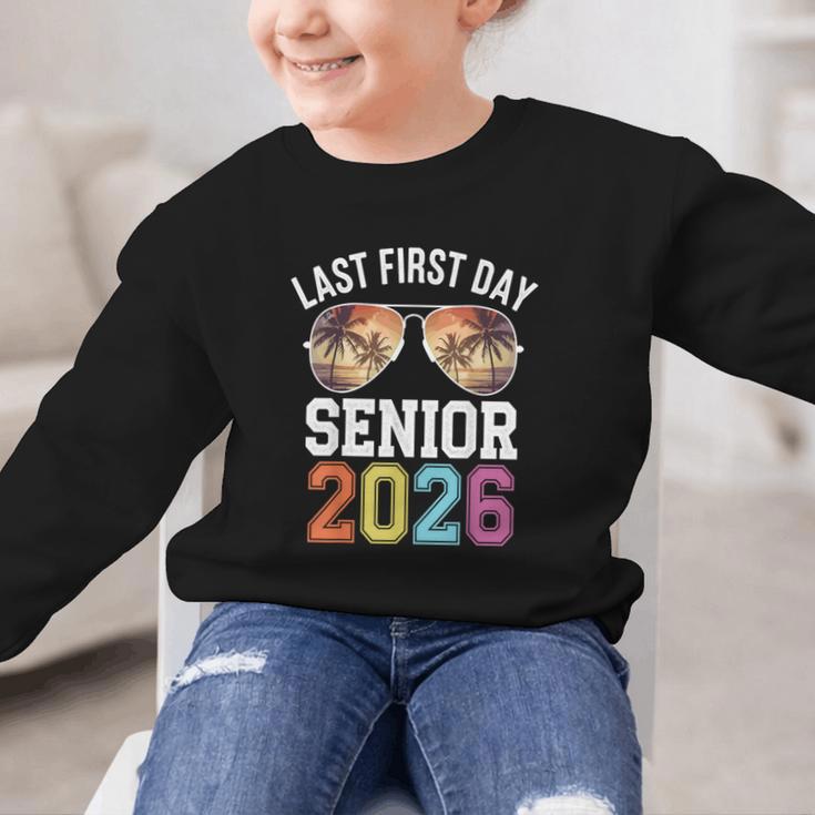 My Last First Day Class Of 2026 Senior Day Back To School Graphic Kid Sweatshirt My Last First Day Class Of 2026 Senior Day Back To School Graphic Kid Sweatshirt