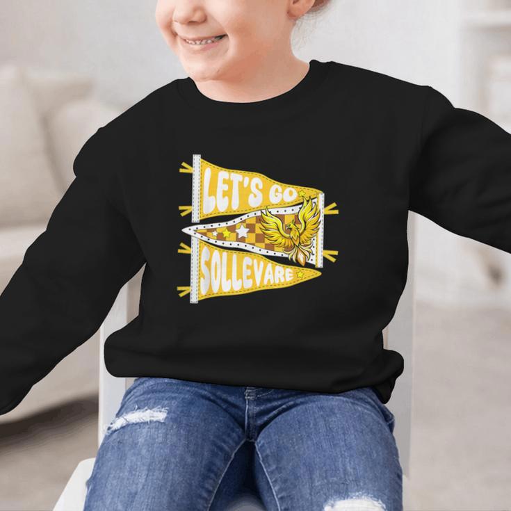 Let's Go Sollevare Uplift Back To School Spirit Graphic Kid Sweatshirt