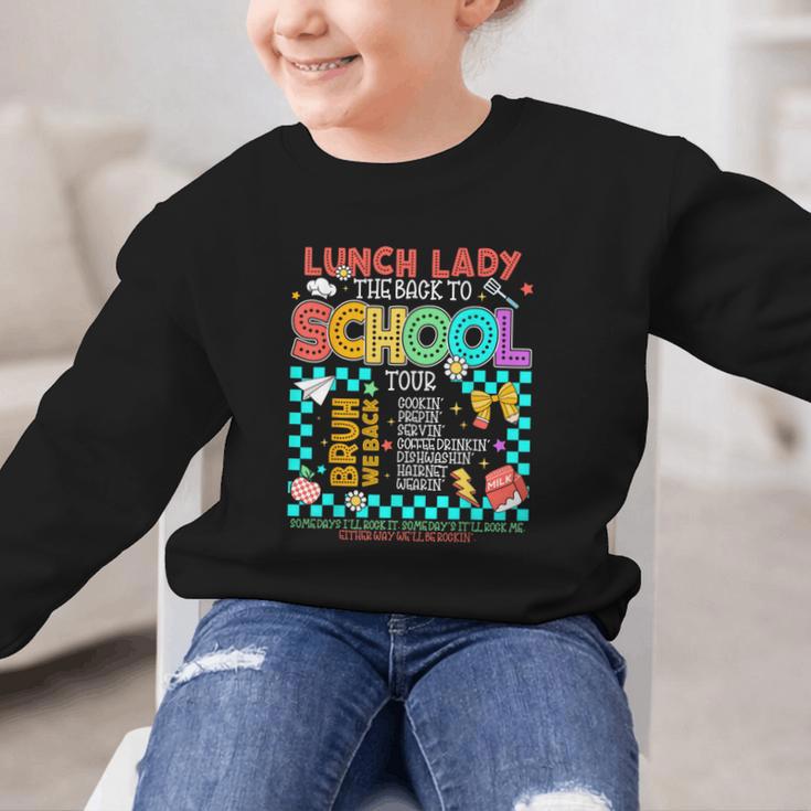 Lunch Lady Back To School Tour Cooking Worker Cafeteria Crew Graphic Kid Sweatshirt Lunch Lady Back To School Tour Cooking Worker Cafeteria Crew Graphic Kid Sweatshirt