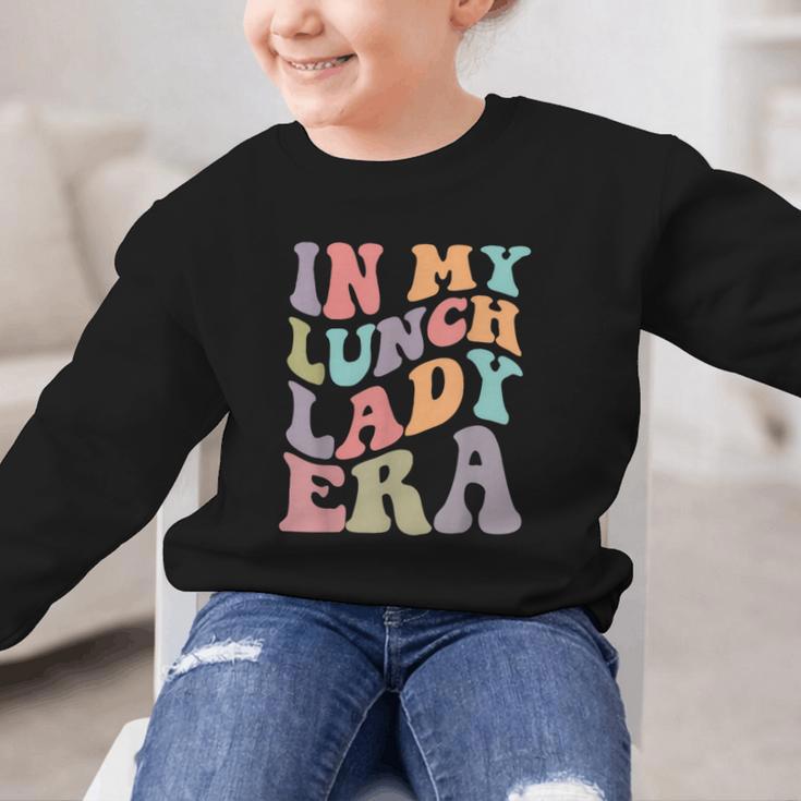In My Lunch Lady Era Happy First Day Back To School Graphic Kid Sweatshirt
