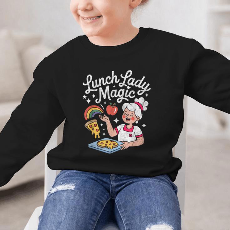 Lunch Lady Magic Cafeteria Worker Back To School Women Girls Graphic Kid Sweatshirt Lunch Lady Magic Cafeteria Worker Back To School Women Girls Graphic Kid Sweatshirt
