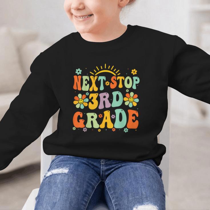 Next Stop 3rd Grade Graduation To Third Grade Back To School Graphic Kid Sweatshirt Next Stop 3rd Grade Graduation To Third Grade Back To School Graphic Kid Sweatshirt