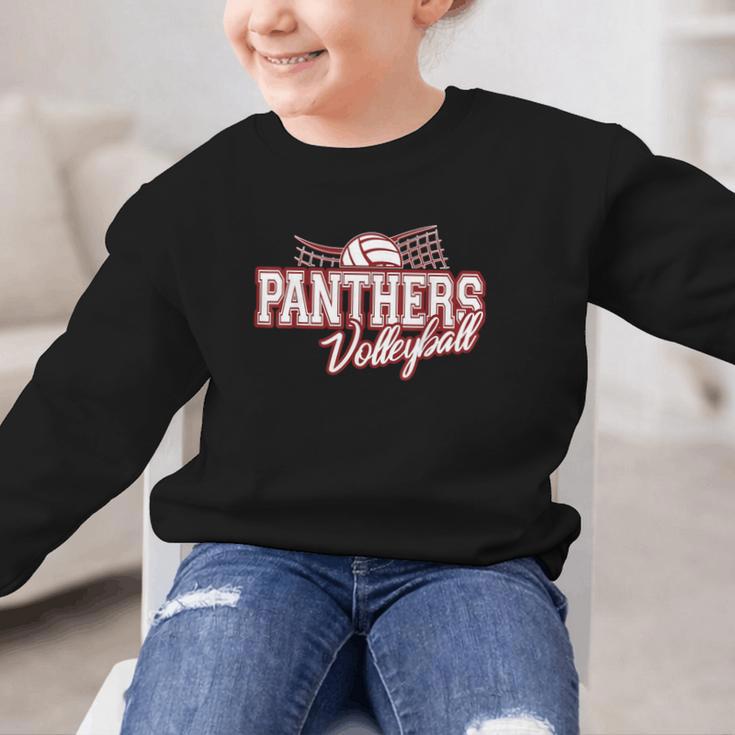 Panthers Volleyball Back To School Spirit M Graphic Kid Sweatshirt Panthers Volleyball Back To School Spirit M Graphic Kid Sweatshirt