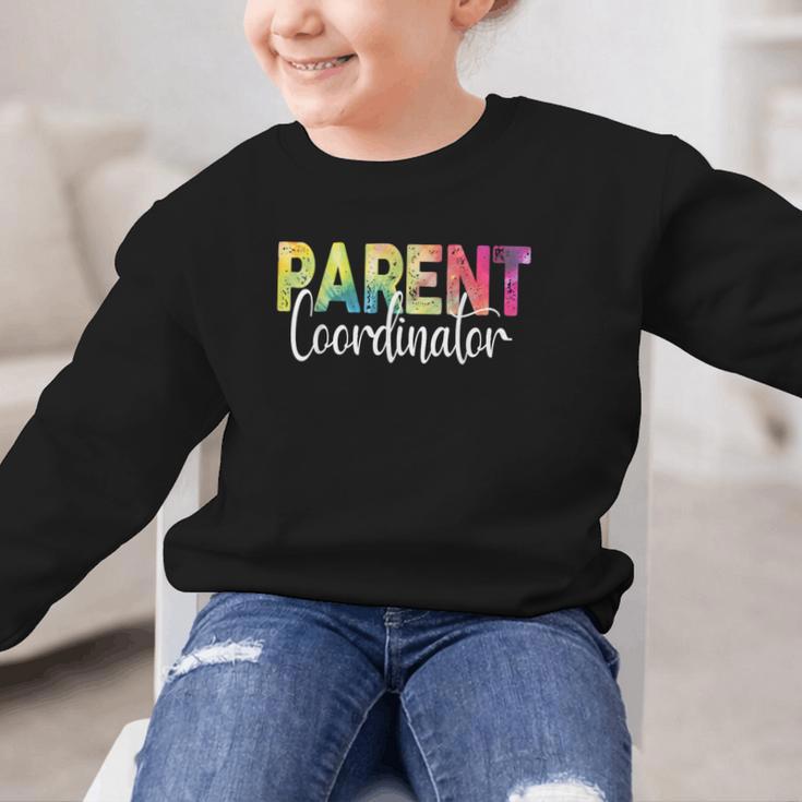 Parent Coordinator Tie Dye Back To School Appreciation Graphic Kid Sweatshirt Parent Coordinator Tie Dye Back To School Appreciation Graphic Kid Sweatshirt