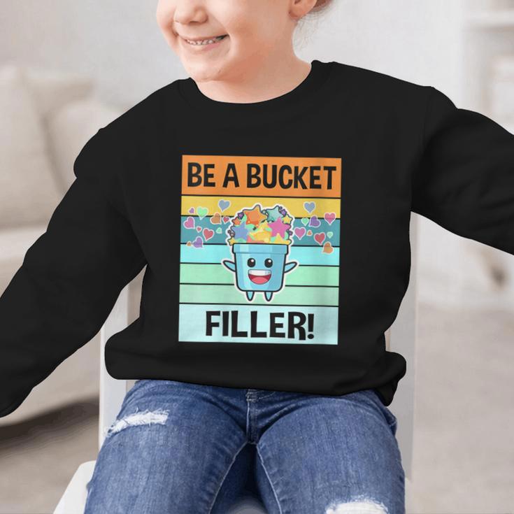 Retro Be A Bucket Filler Shirt Back To School Shirt Graphic Kid Sweatshirt