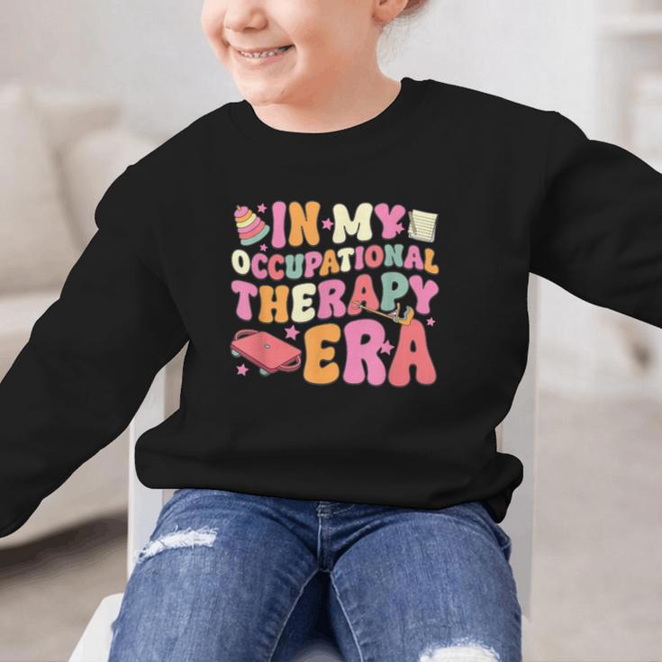Retro In My Occupational Therapy Era OT OTA Back To School Graphic Kid Sweatshirt Retro In My Occupational Therapy Era OT OTA Back To School Graphic Kid Sweatshirt