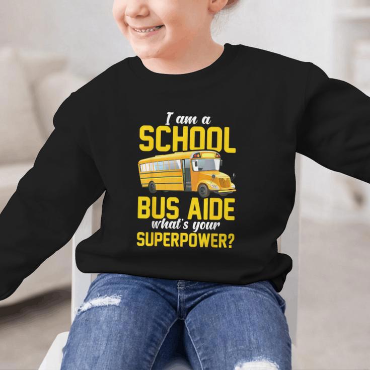 School Bus Aide Back To School Transport Bus Aide Graphic Kid Sweatshirt School Bus Aide Back To School Transport Bus Aide Graphic Kid Sweatshirt