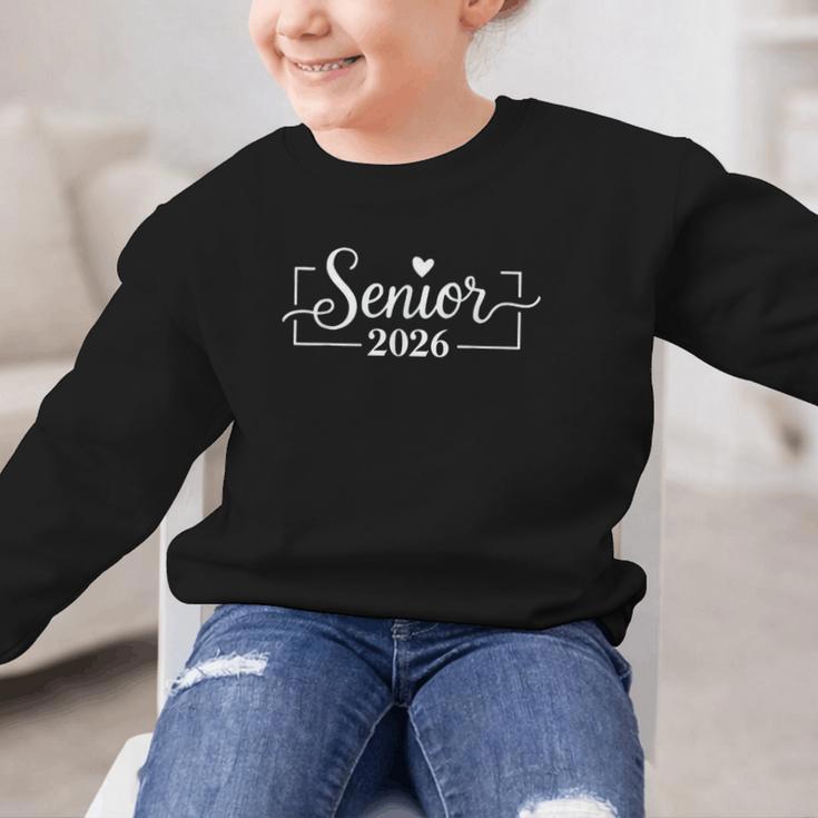 Senior 2026 Graduation Back To School Class Graphic Kid Sweatshirt