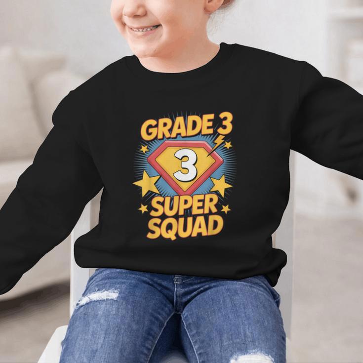 Third Grade Superhero Squad 3rd Year Kids Back To School Graphic Kid Sweatshirt Third Grade Superhero Squad 3rd Year Kids Back To School Graphic Kid Sweatshirt