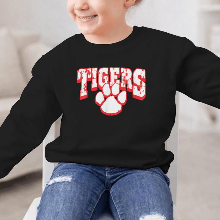 Tigers School Spirit Back To School R Graphic Kid Sweatshirt