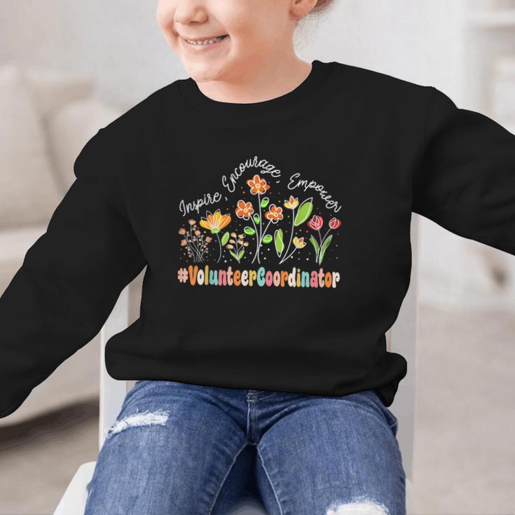 Volunteer Coordinator Appreciation Week Back To School Graphic Kid Sweatshirt Volunteer Coordinator Appreciation Week Back To School Graphic Kid Sweatshirt