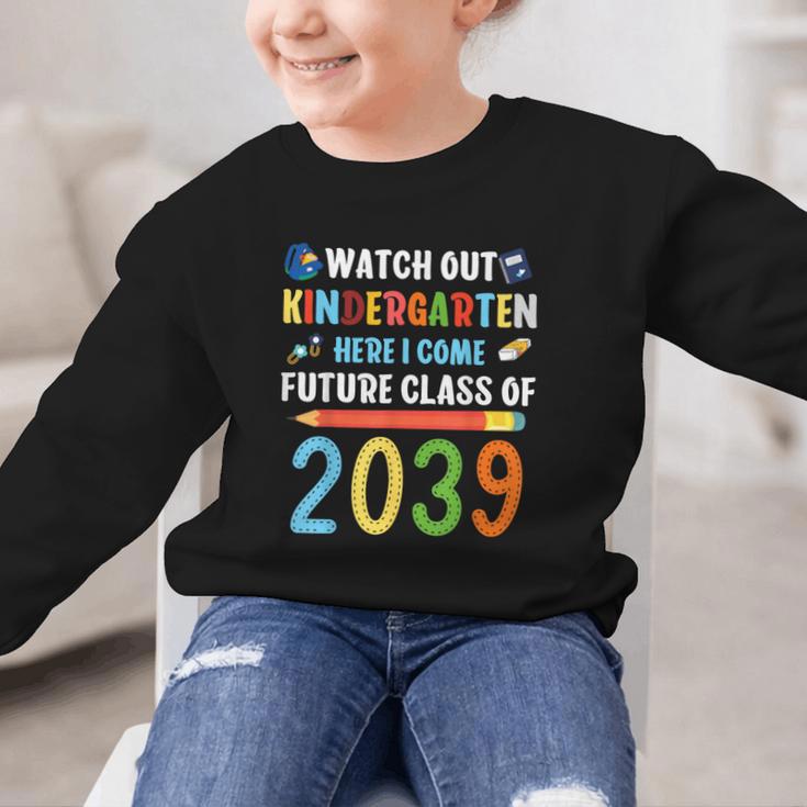 Watch Out Kindergarten Here I Come Shirts Back To School Graphic Kid Sweatshirt Watch Out Kindergarten Here I Come Shirts Back To School Graphic Kid Sweatshirt