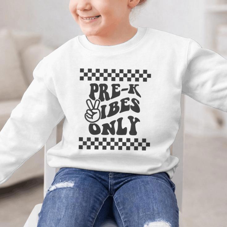 1st Day Of Prek Vibes Only Girls Back To School Pre K Boys Graphic Kid Sweatshirt 1st Day Of Prek Vibes Only Girls Back To School Pre K Boys Graphic Kid Sweatshirt