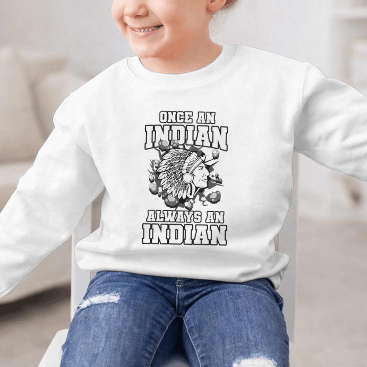Always An Indian Back To School Spirit Premium Tri-Blend Graphic Kid Sweatshirt Always An Indian Back To School Spirit Premium Tri-Blend Graphic Kid Sweatshirt
