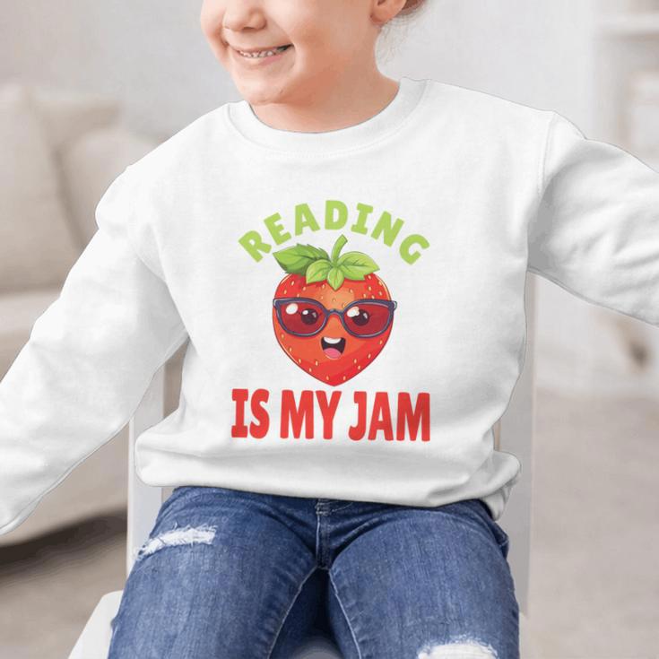 Back To School Reading Is My Jam School Librarian Premium Tri-Blend Graphic Kid Sweatshirt Back To School Reading Is My Jam School Librarian Premium Tri-Blend Graphic Kid Sweatshirt