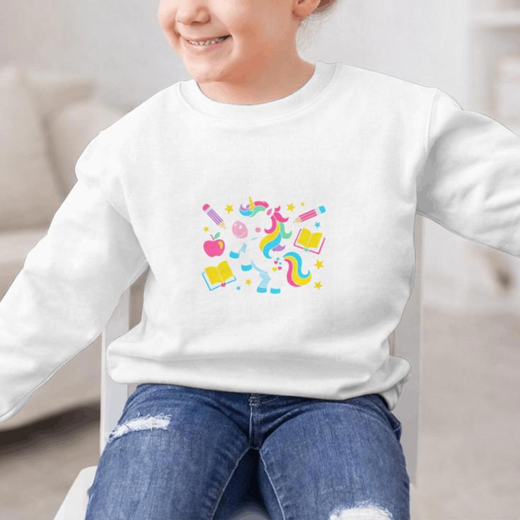 Back To School Unicorn First Grade Here I Come Premium Tri-Blend Graphic Kid Sweatshirt Back To School Unicorn First Grade Here I Come Premium Tri-Blend Graphic Kid Sweatshirt