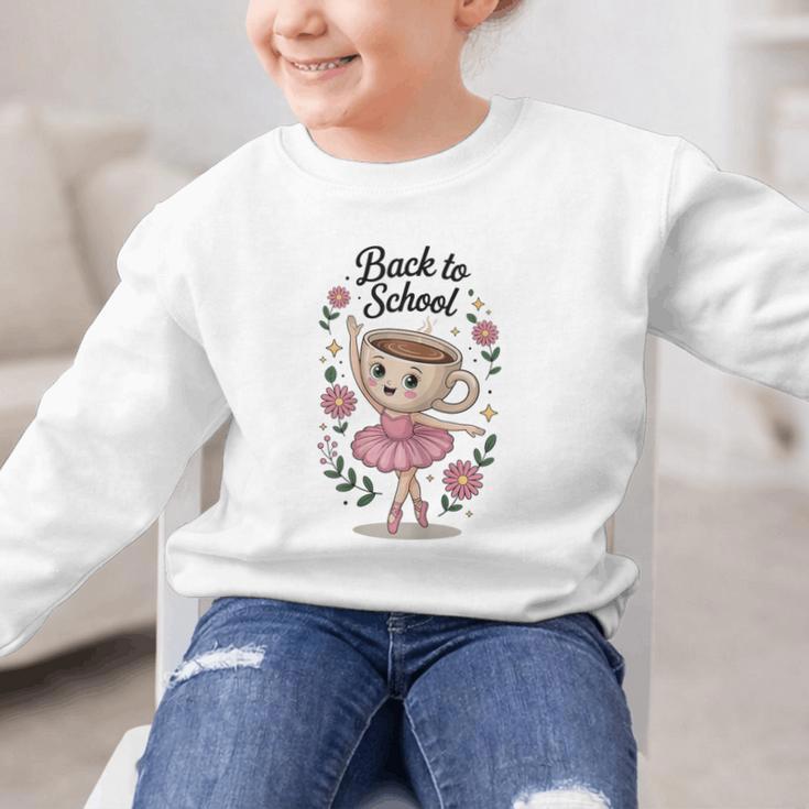 Ballerina Cappuccina Girls Italian Brainrot Back To School Graphic Kid Sweatshirt Ballerina Cappuccina Girls Italian Brainrot Back To School Graphic Kid Sweatshirt