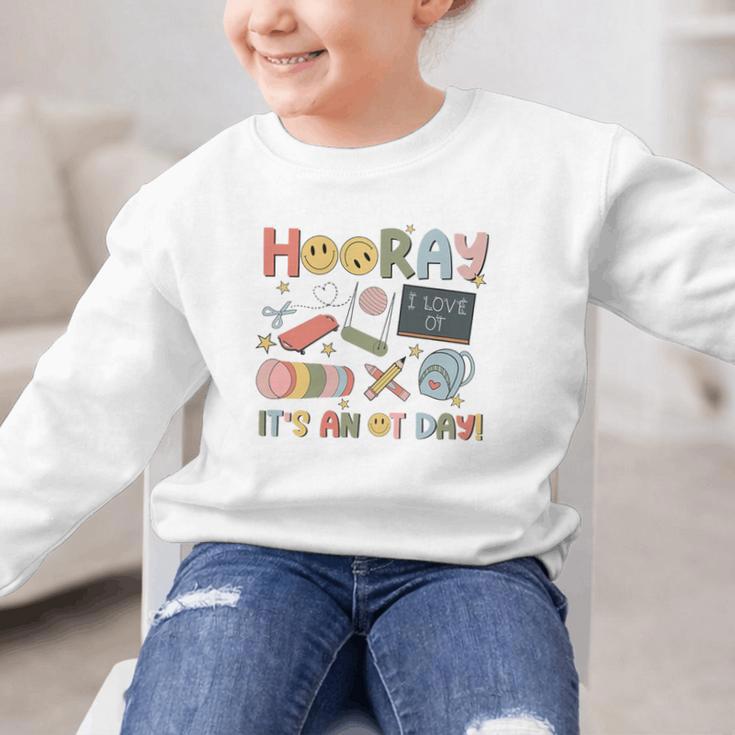 Hooray It’s An OT Day Occupational Therapy Back To School Premium Tri-Blend Graphic Kid Sweatshirt Hooray It’s An OT Day Occupational Therapy Back To School Premium Tri-Blend Graphic Kid Sweatshirt
