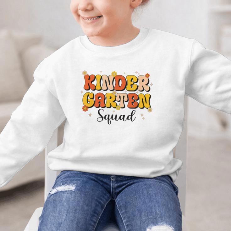 Kinder Garten Squad Team Back To School Kinder Garten Kids Graphic Kid Sweatshirt Kinder Garten Squad Team Back To School Kinder Garten Kids Graphic Kid Sweatshirt