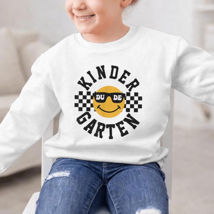 Kindergarten Dude Back To School Kinder Students Kids Graphic Kid Sweatshirt Kindergarten Dude Back To School Kinder Students Kids Graphic Kid Sweatshirt