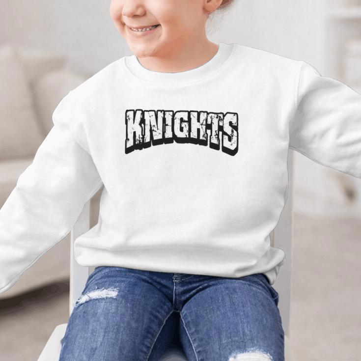 Knights Back To School Spirit Premium Tri-Blend Graphic Kid Sweatshirt