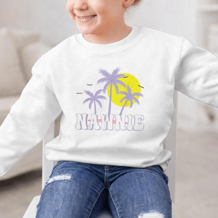 Nawnie Vintage Women Appreciation Day Hello Back To School Graphic Kid Sweatshirt
