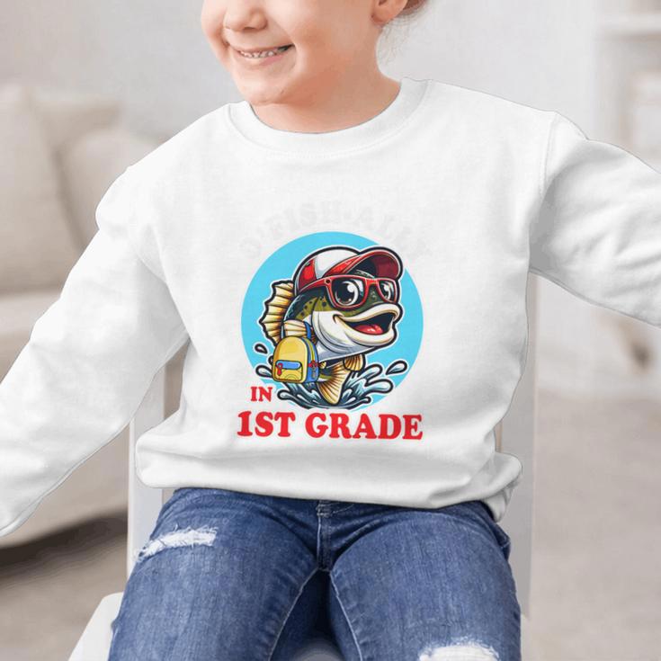 O’Fish-Ally a 1st Grade Mom Back To School Premium Tri-Blend Graphic Kid Sweatshirt
