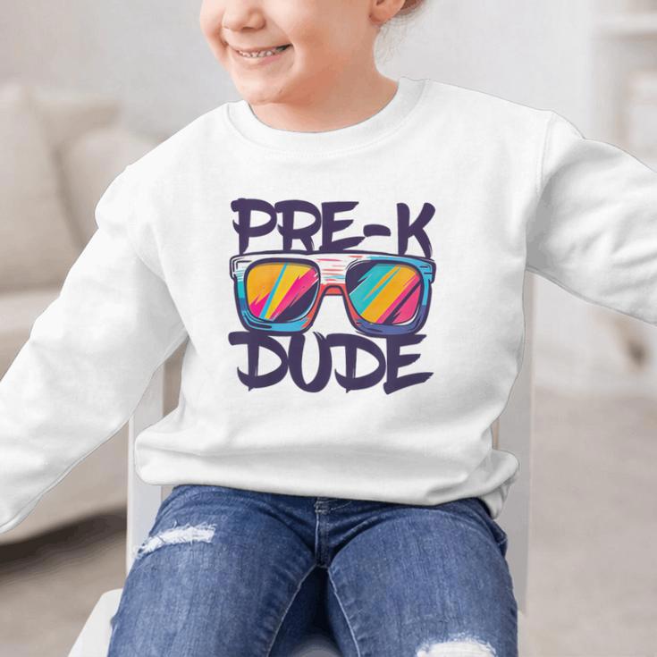 Pre-K Dude Shirt Graduation Back To School PreK Boy Girl Graphic Kid Sweatshirt